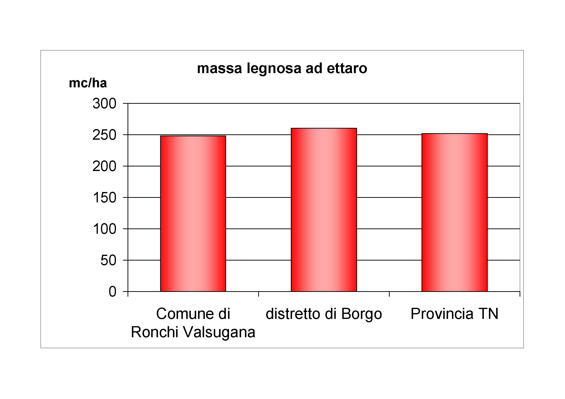 Massa legnosa ad ettaro